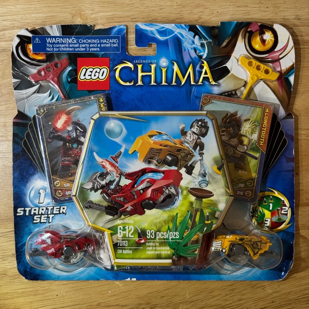 LEGO Legends of Chima CHI Battles Starter Set 70113 Longtooth Wakz New Sealed